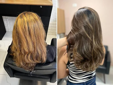 Mechas loiras em Recife